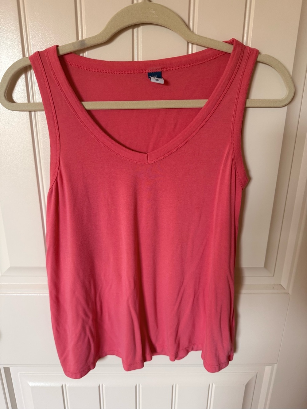 Women's Coral V-Neck Tank Top - Classic Everyday Layer